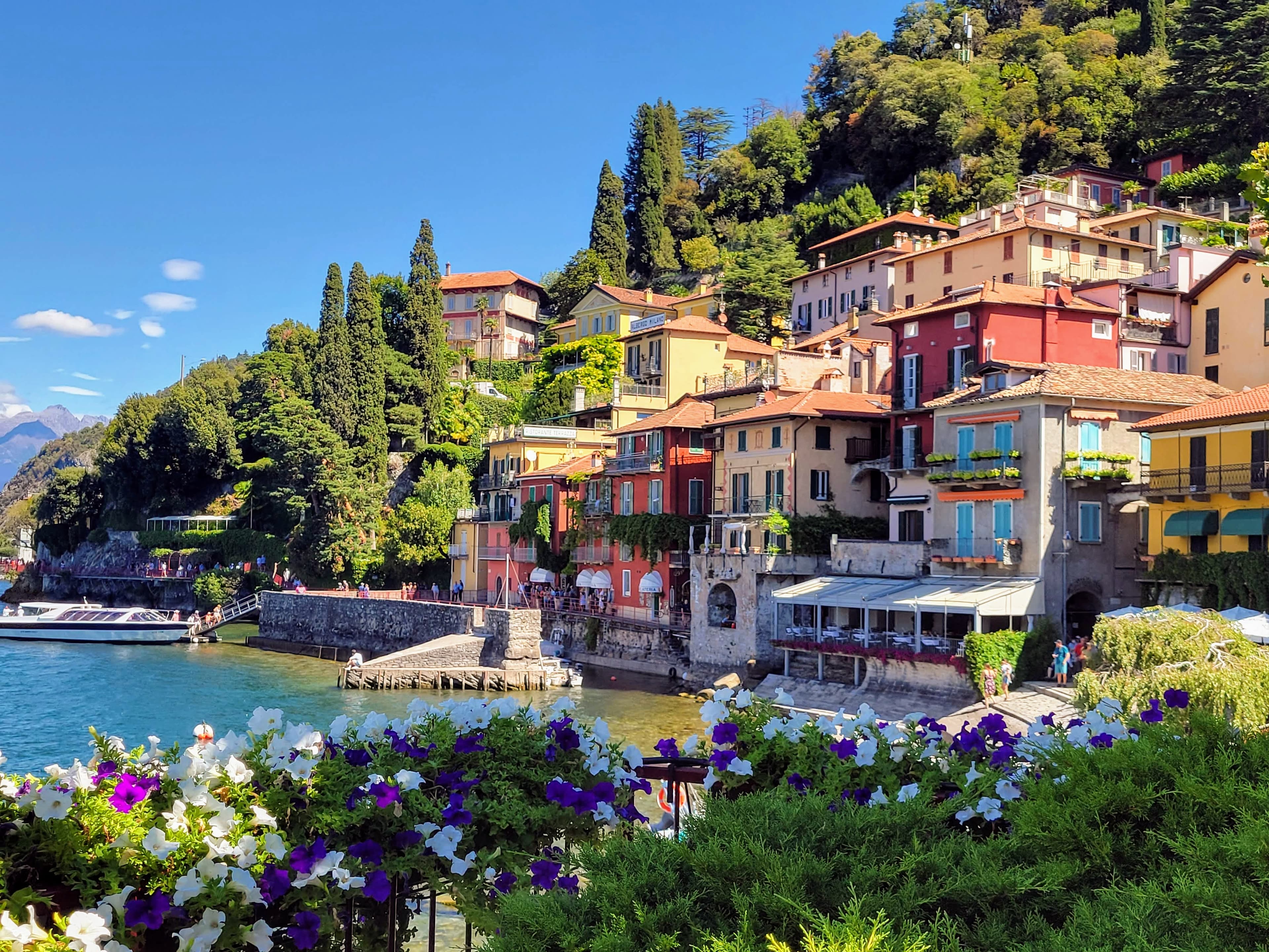 View of a sea side hotel