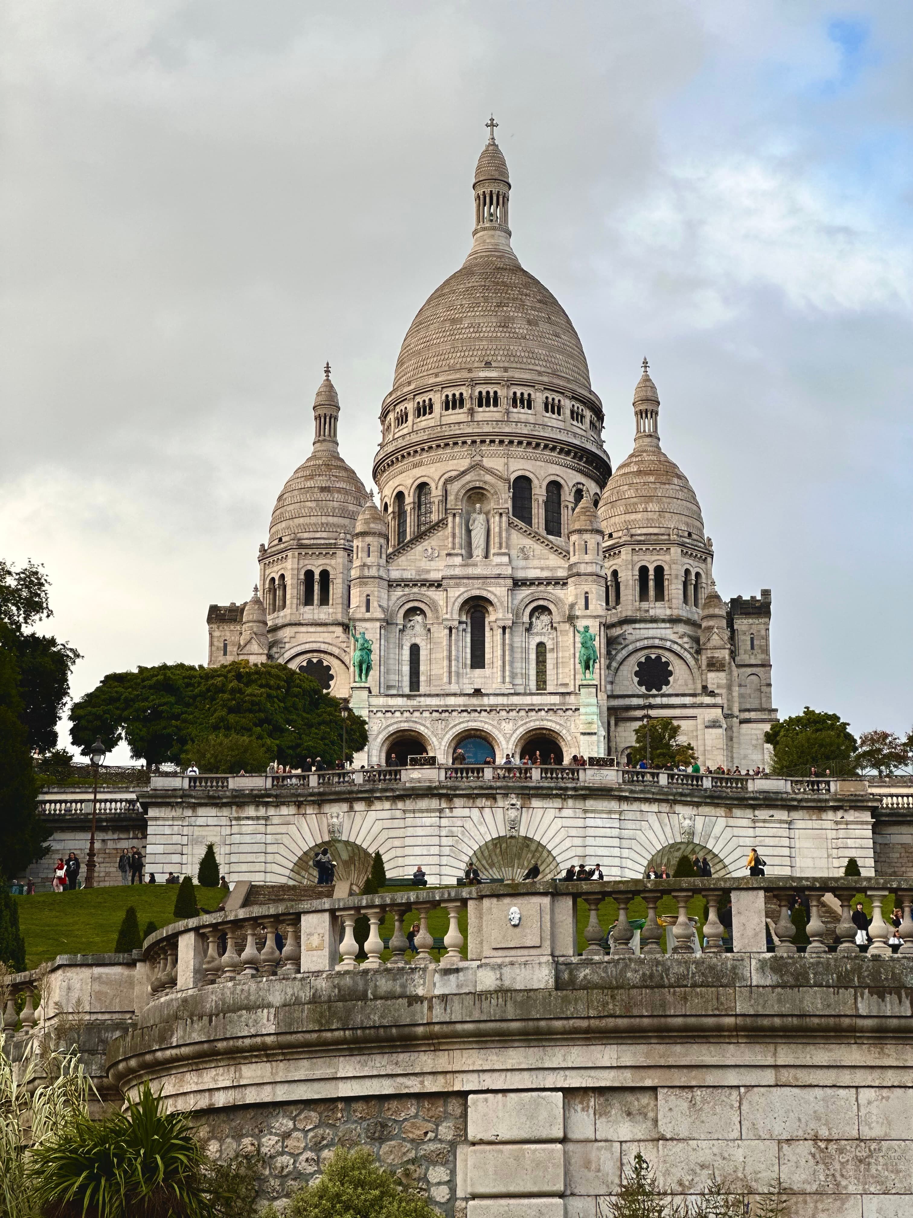 View of The Basilica of the Sacred Heart of Paris