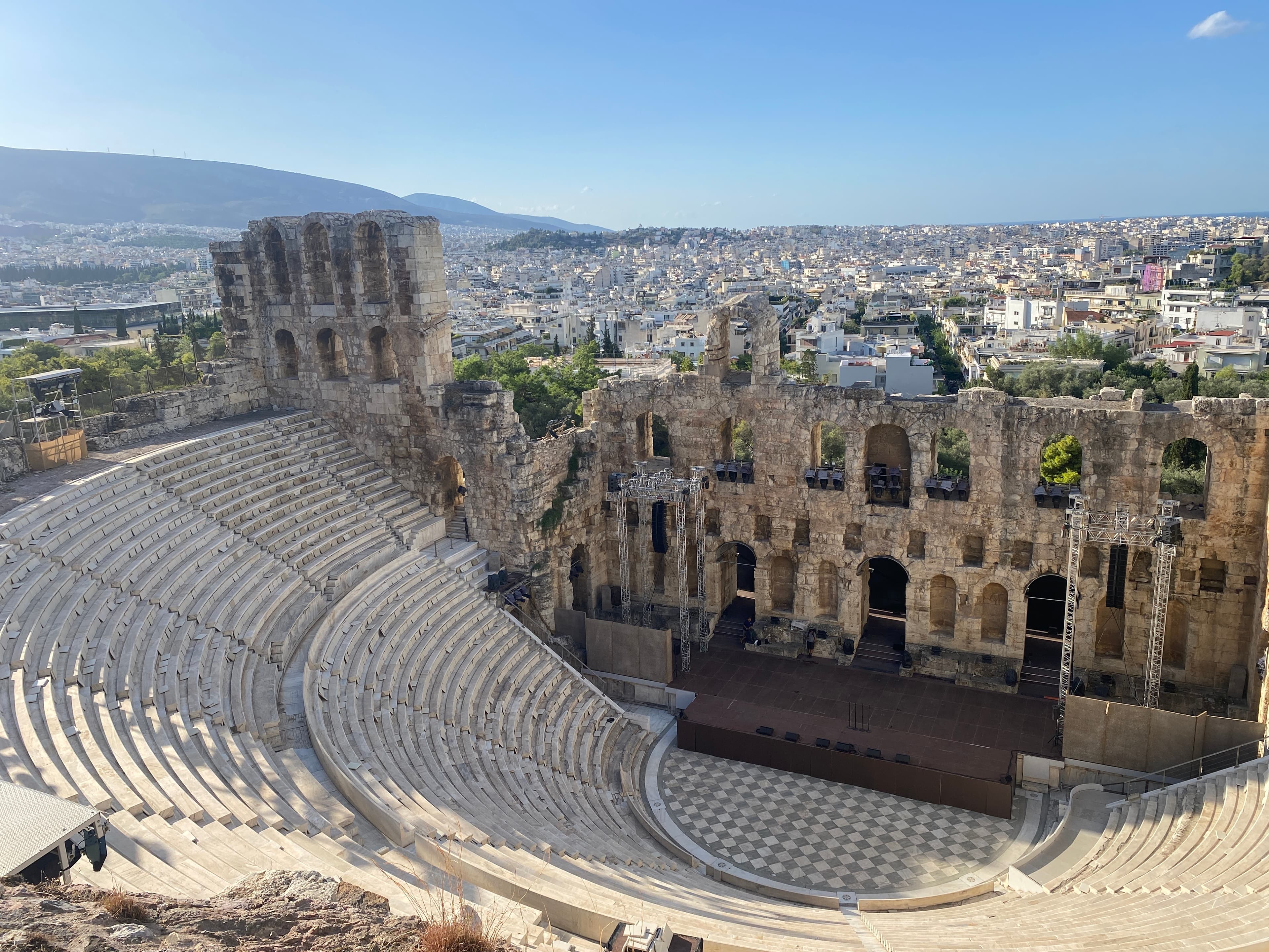 View of Odeon of Herodes Atticus