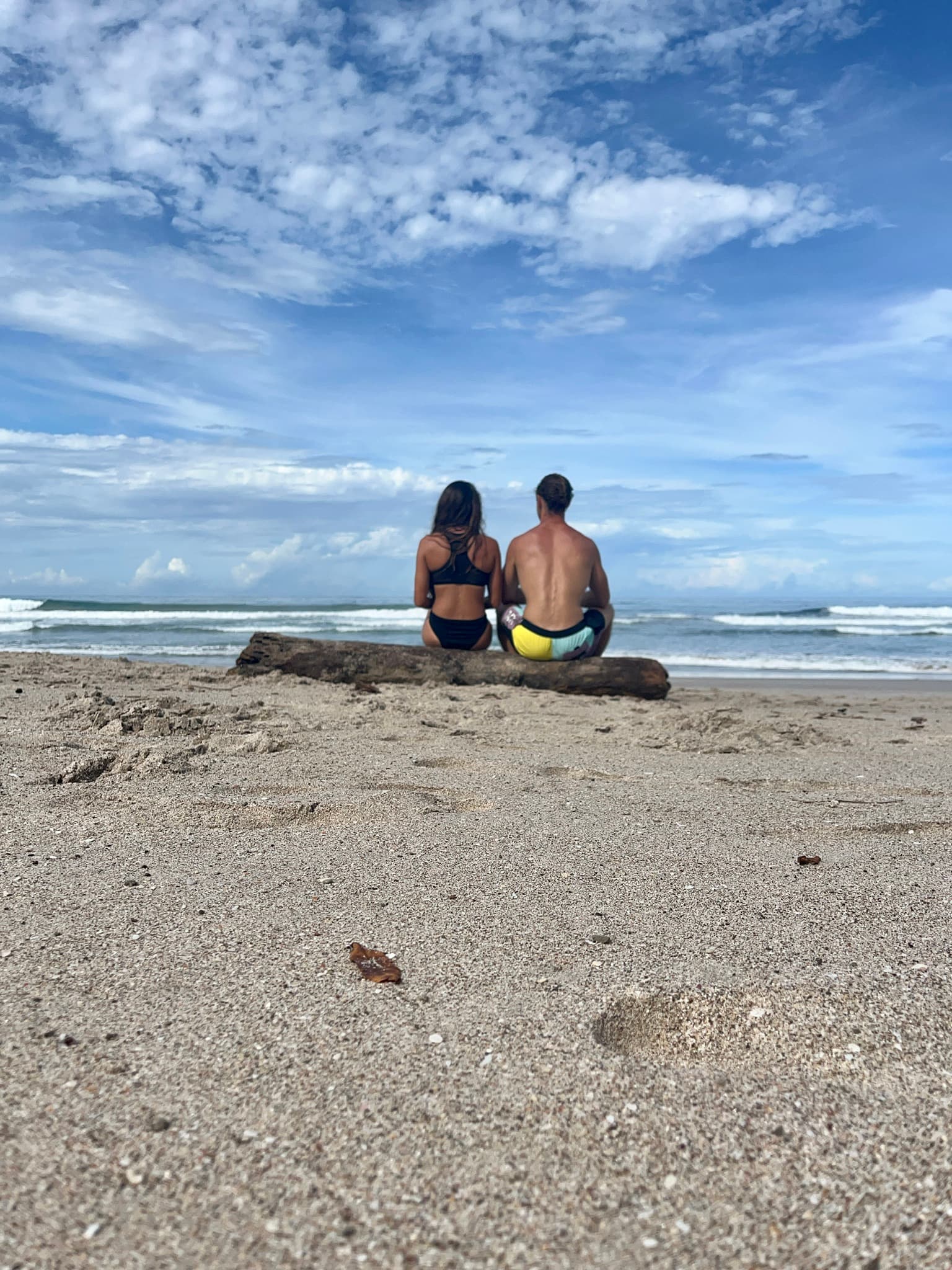 Couple picture on the beach