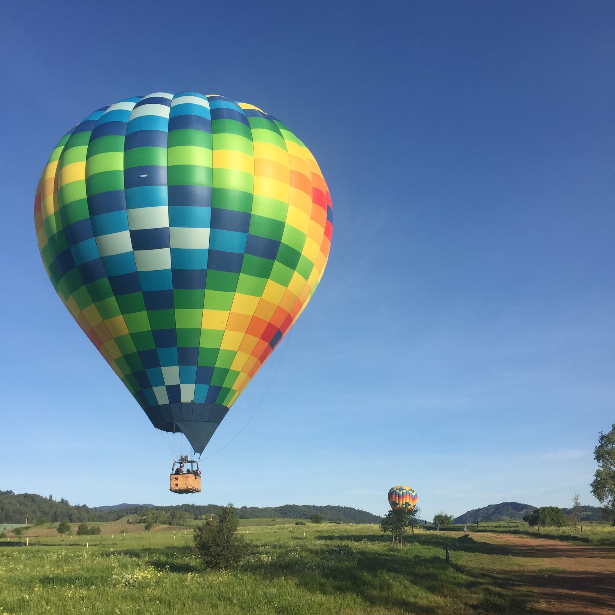 Picture of a hot air balloon