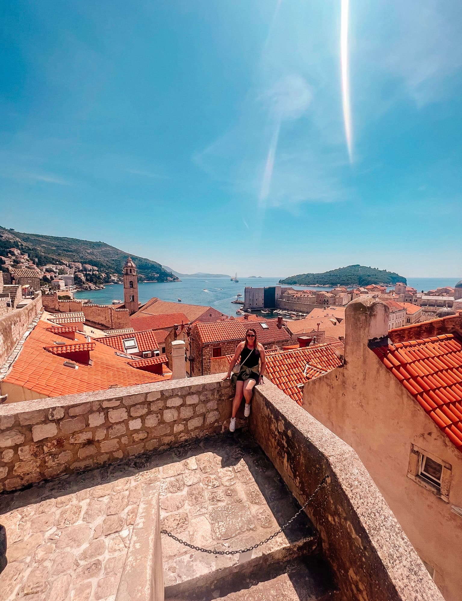 Views of Dubrovnik city walls