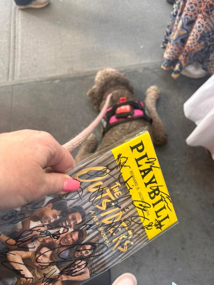 New York Theater Trip with a Service Animal curated by Jennifer Klingner