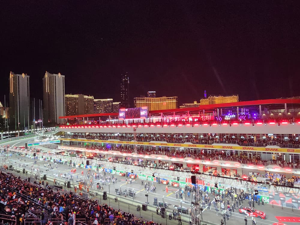 High Stakes and High Speeds: F1 in Vegas curated by Sonja Esch