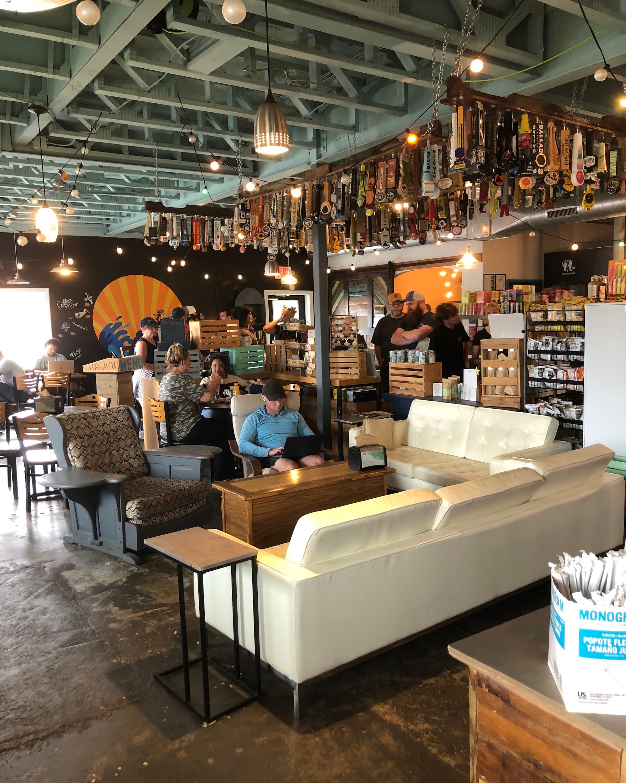 A Guide to Local Coffee in the Outer Banks curated by Brooke Yool