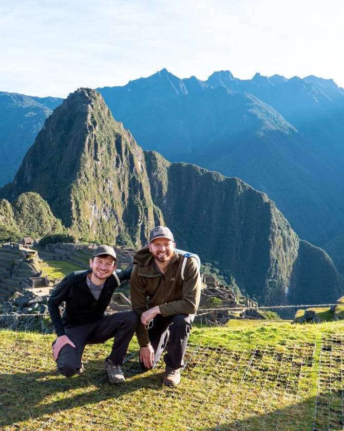 Picture of Wesley at Historic Sanctuary of Machu Picchu
