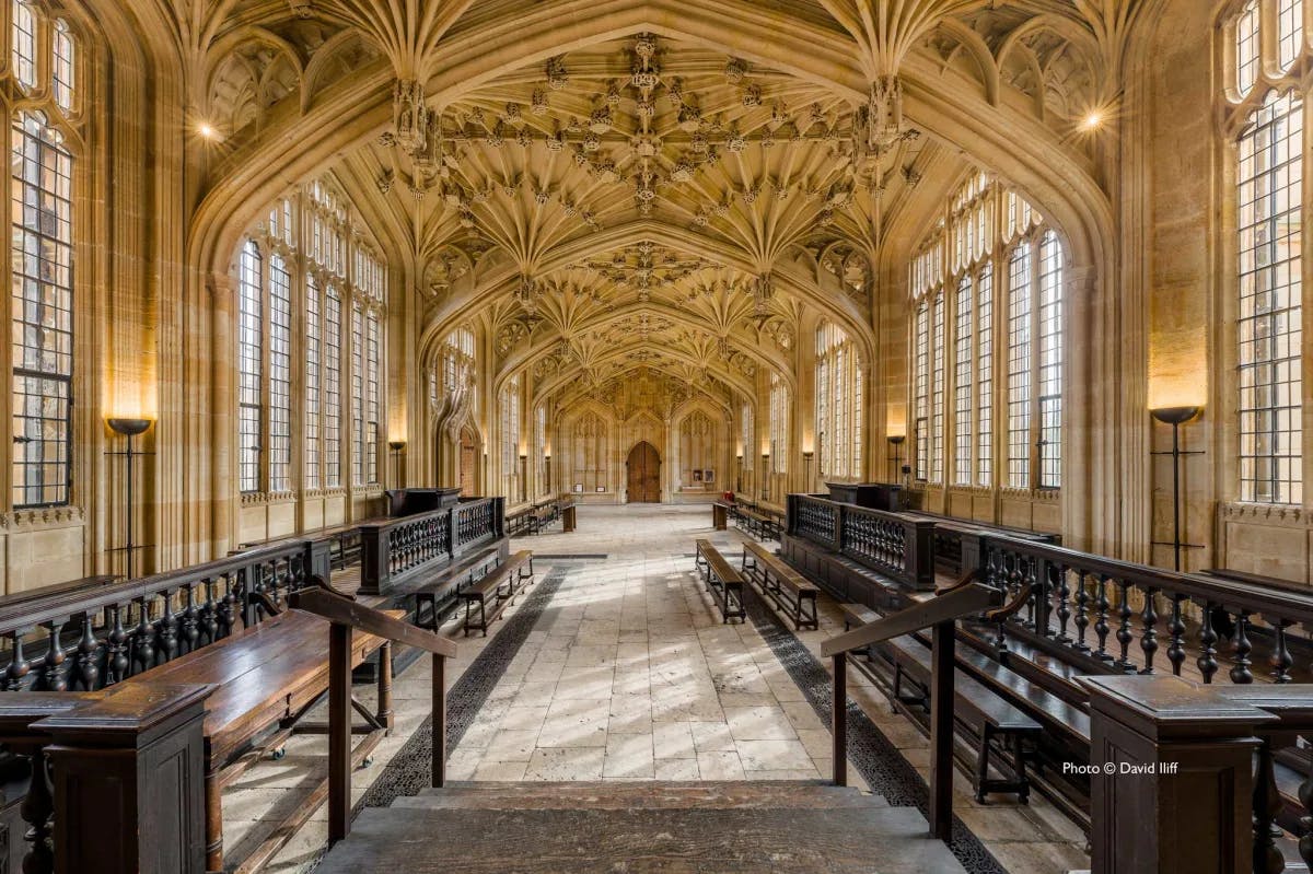 The Divinity School is a medieval building and room where Harry Potter movie was shot.