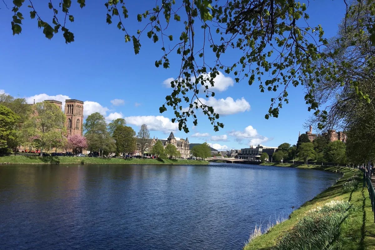 River Ness, Cathedral and Castle, Inverness, Scotland