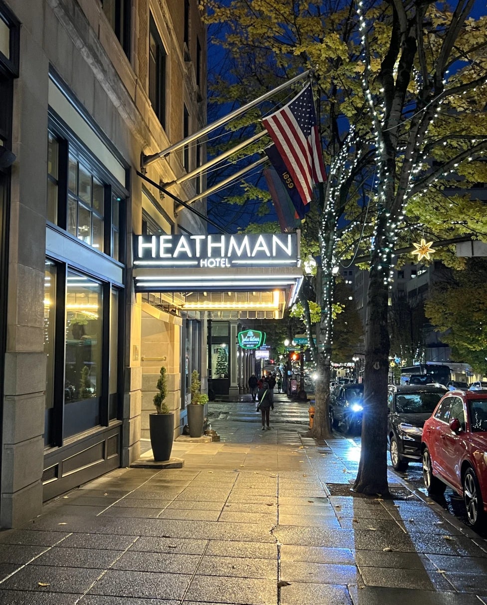 Exploring Every Book Lover's Dream at the Iconic Heathman Hotel in Downtown Portland, Oregon