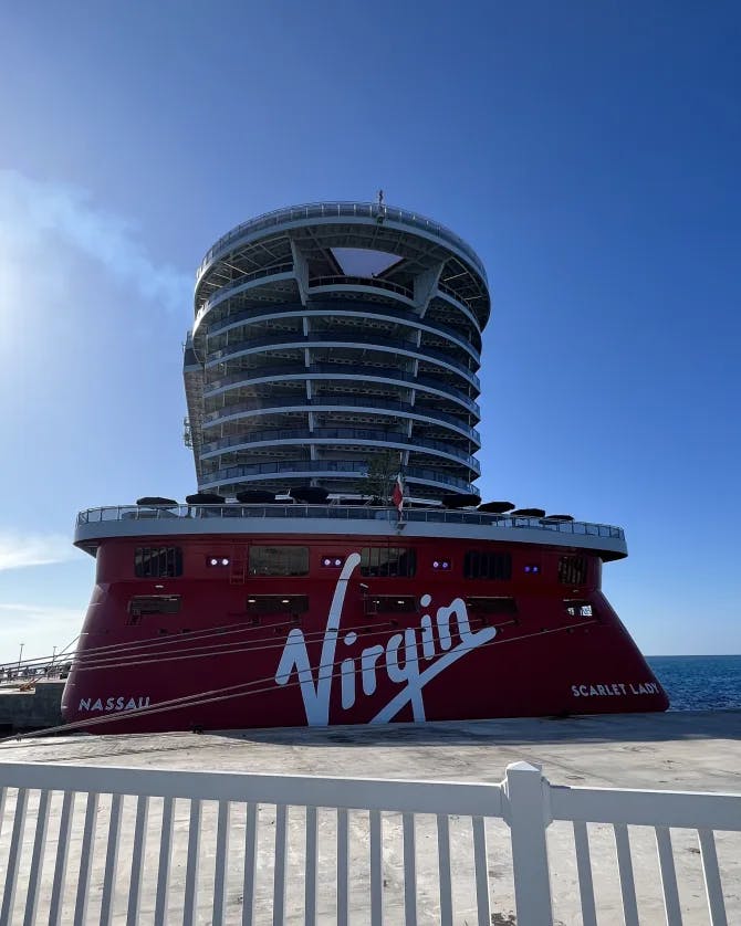 Picture of Virgin cruise ship