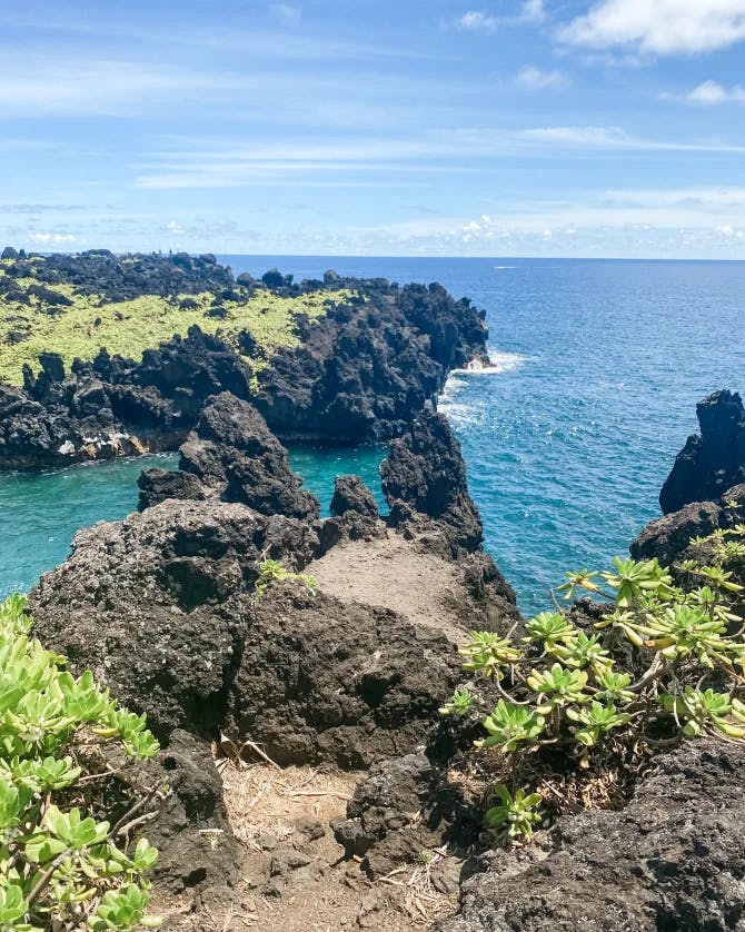 Beautiful view of Waiʻānapanapa State Park