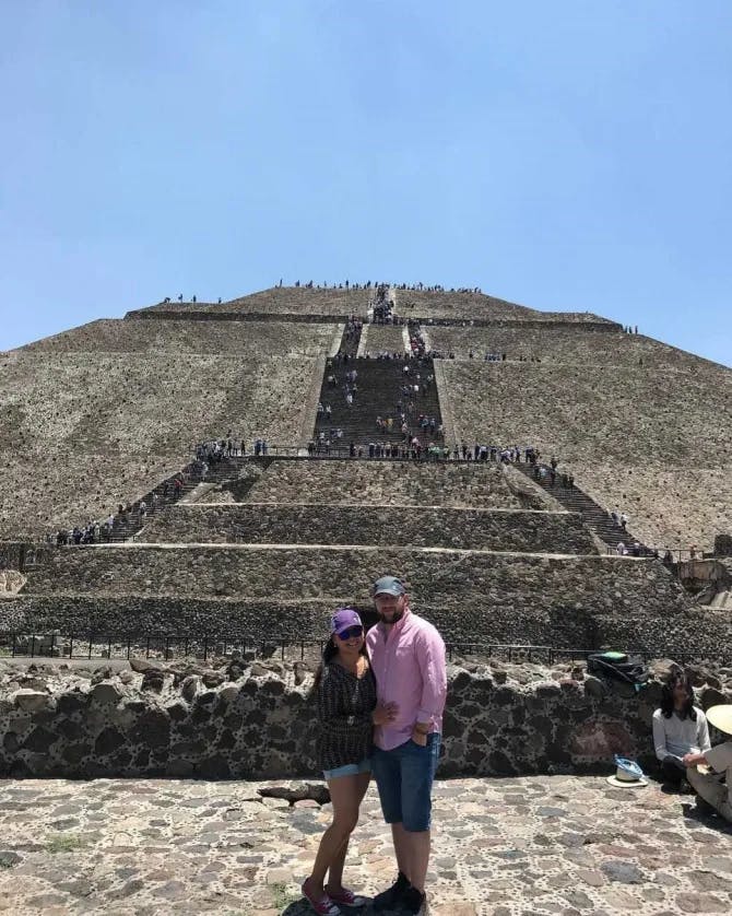 Picture of Carel at Pyramid of the Sun
