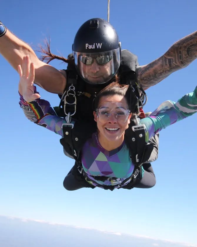Picture of Tahlia sky diving