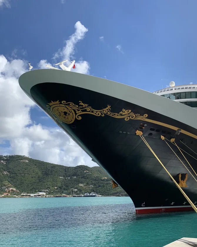 Beautiful view of cruise
