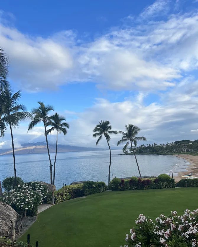 Beautiful view of Four Seasons Resort Maui at Wailea