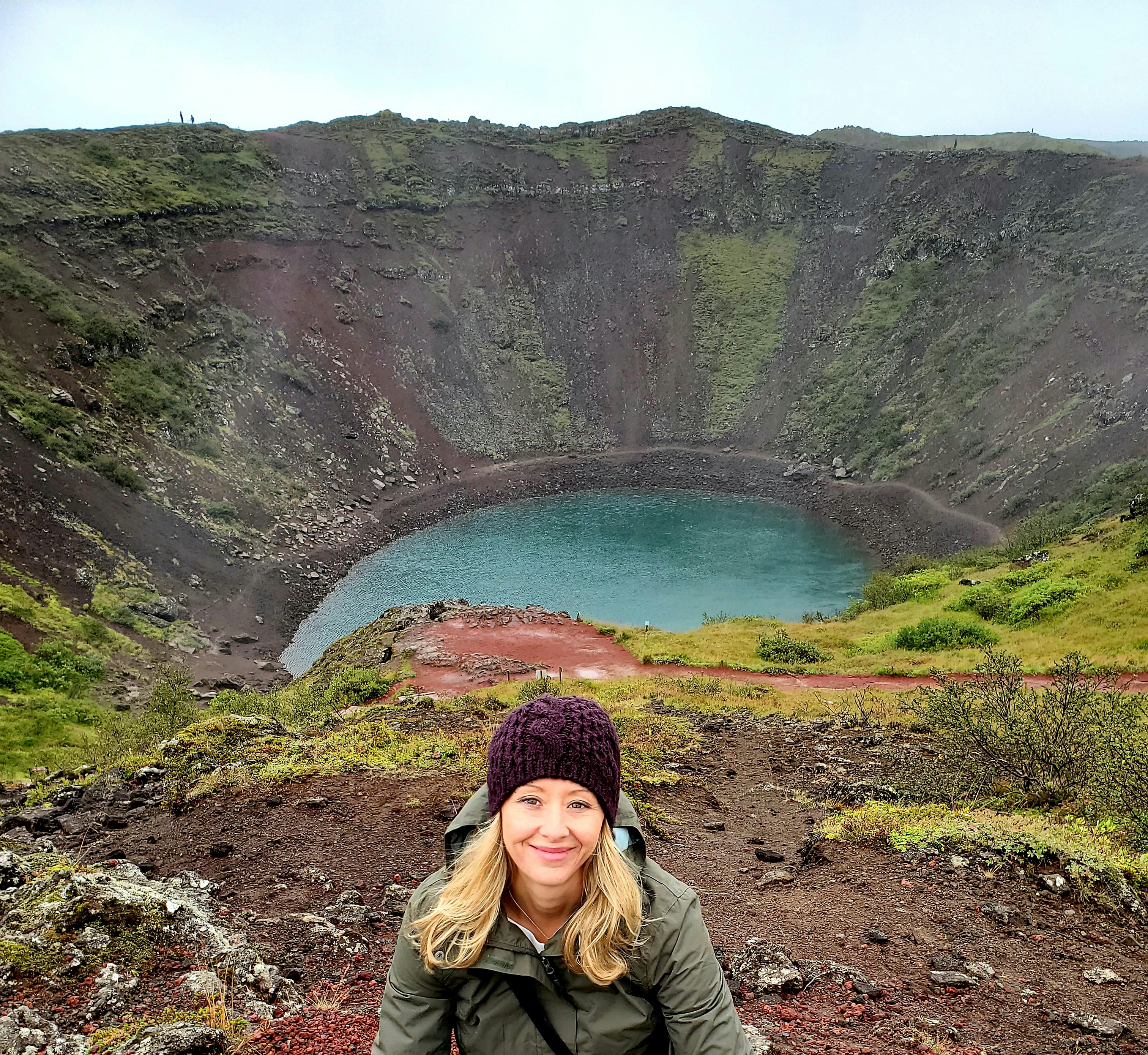 Picture of Joy at Kerid Crater