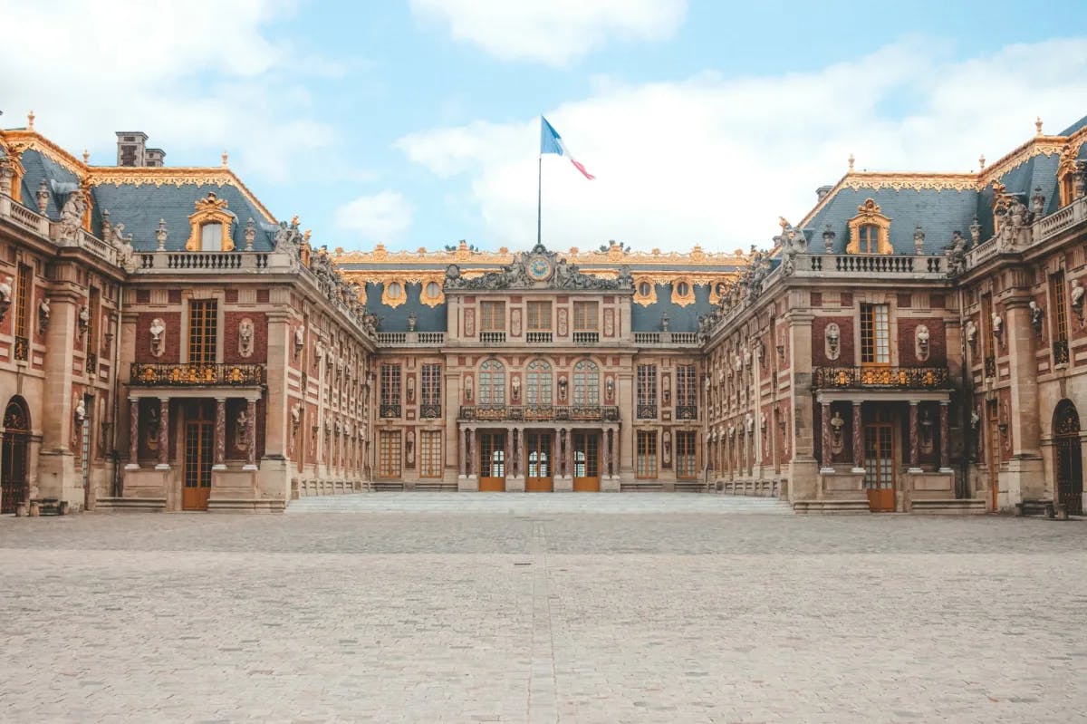 The opulent architecture of Château de Versailles near Paris
