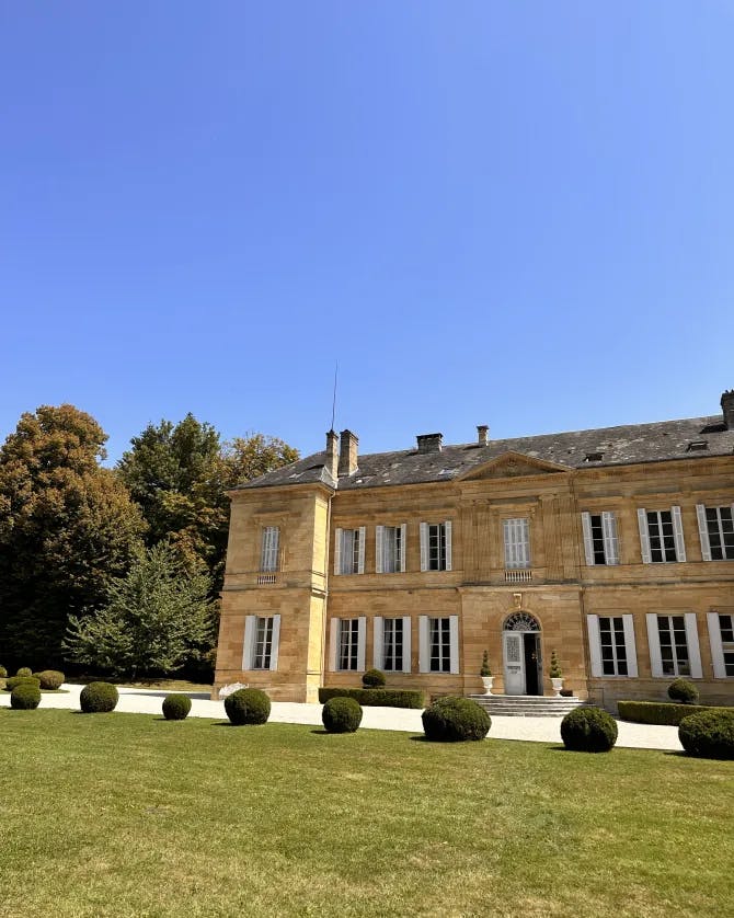 View of Chateau La Durantie
