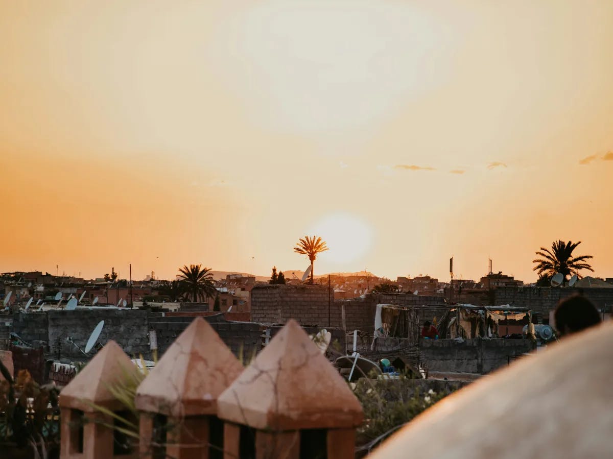 Marrakech skyline