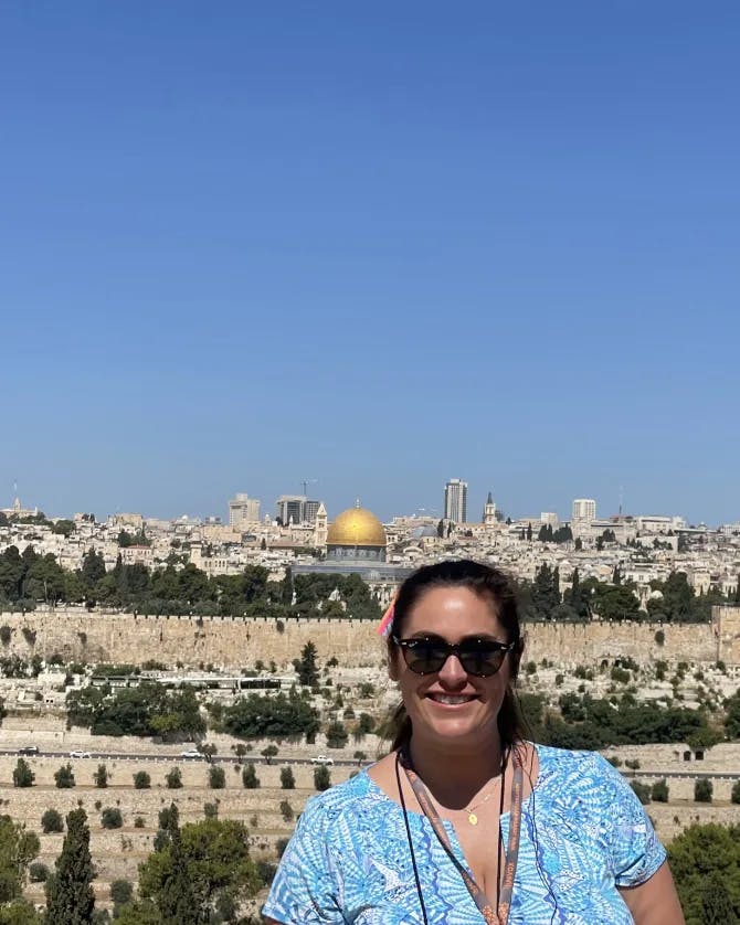 Beautiful view of Jerusalem city