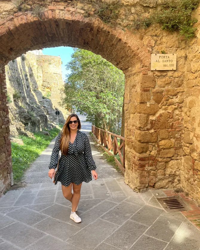 Picture of Allyson in Tuscany