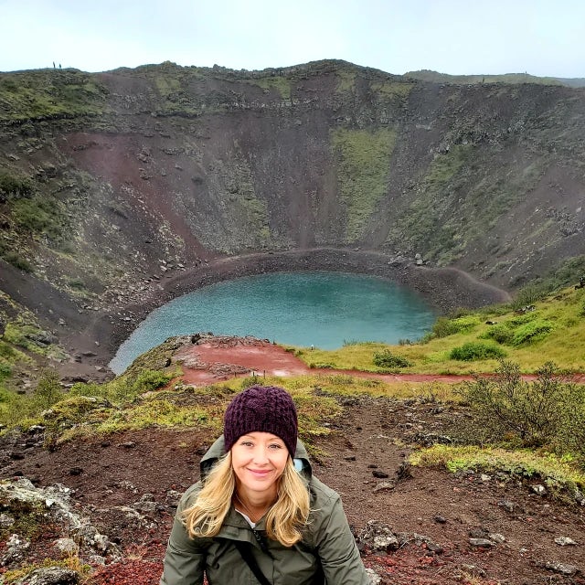 Picture of Joy at Kerid Crater