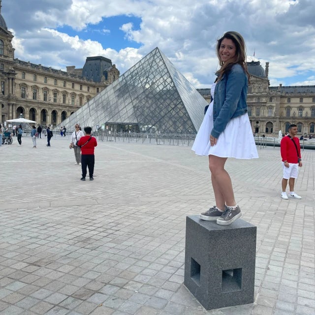 Picture of Alex at Louvre Museum